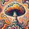 Mushroom Diamond Painting Kit for Adults – DIY 5D Full Drill Round Diamond Art Canvas, 12×12 Inch Painting Kit for Beginners, Home Wall Decor & Gifts